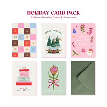 Load image into Gallery viewer, Holiday Card Pack | Christmas Cards | Set of 5 by Kikko&Koast