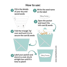 Load image into Gallery viewer, Seed Saving Packets