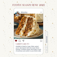 Load image into Gallery viewer, Carrot Cake Small (order online & collect in store)