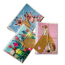 Load image into Gallery viewer, Safari Series Greeting Cards - Fine Art Card Set - Set of 6 by Kirsty Jean Fine Art
