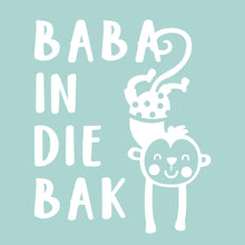 Load image into Gallery viewer, Baba in die Bak Bakfiets Sticker