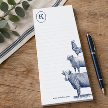 Load image into Gallery viewer, KuierKos Farm Animal DL Size Notepad