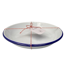 Load image into Gallery viewer, Marnella's Kitchen White Enamel Pie Dish