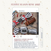 Load image into Gallery viewer, Luxury Brandy Soaked Christmas Cake by Sim Bunny