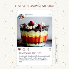 Load image into Gallery viewer, Traditonal Trifle like your "ouma" used to make! Pre-order available from 3 December!