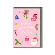 Load image into Gallery viewer, Festive Gift Card &amp; Matching Envelope | Pink by Kikko&amp;Koast
