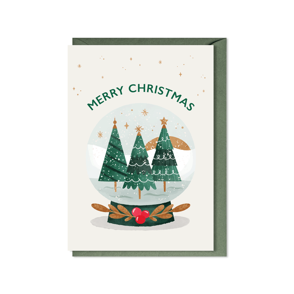 Festive Gift Card & Matching Envelope | Trees by Kikko&Koast
