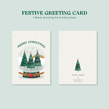 Load image into Gallery viewer, Festive Gift Card &amp; Matching Envelope | Trees by Kikko&amp;Koast
