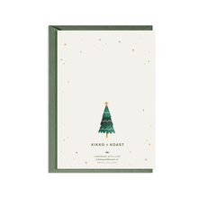 Load image into Gallery viewer, Festive Gift Card &amp; Matching Envelope | Trees by Kikko&amp;Koast
