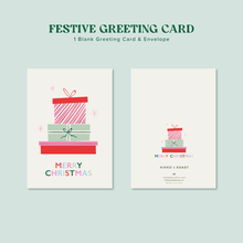 Load image into Gallery viewer, Festive Gift Card &amp; Matching Envelope | Gifts by Kikko&amp;Koast
