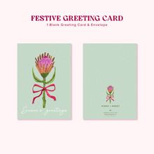 Load image into Gallery viewer, Festive Gift Card &amp; Matching Envelope | Protea by Kikko&amp;Koast
