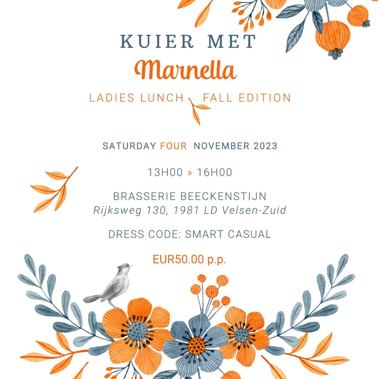 Kuier met Marnella - Ladies Lunch Fall Edition