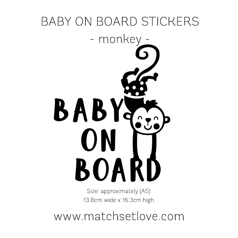 Baby on Board Car Sticker