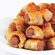 Load image into Gallery viewer, Mini Cheese Griller Sausage Rolls (1 doz.)
