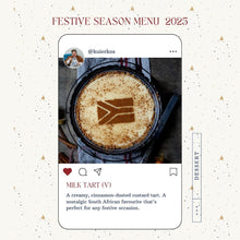 Load image into Gallery viewer, Melktert (order online &amp; collect in store)
