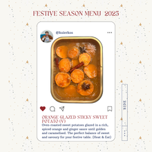 Load image into Gallery viewer, Orange Glazed Sticky Sweet Potatoes
