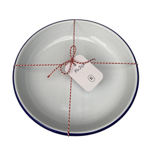 Load image into Gallery viewer, Marnella&#39;s Kitchen White Enamel Pie Dish
