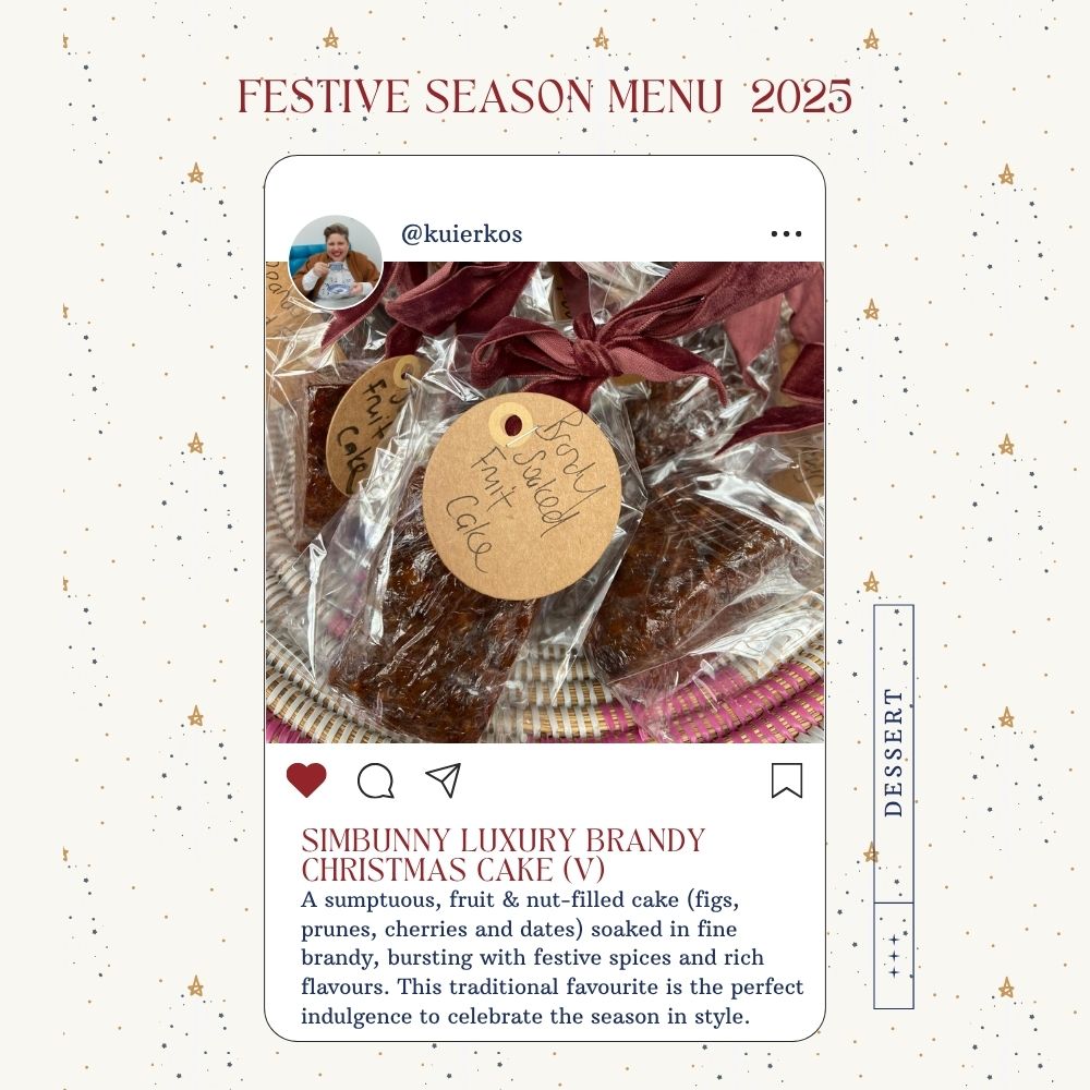 Mini Luxury Brandy Soaked Christmas Cake by Sim Bunny