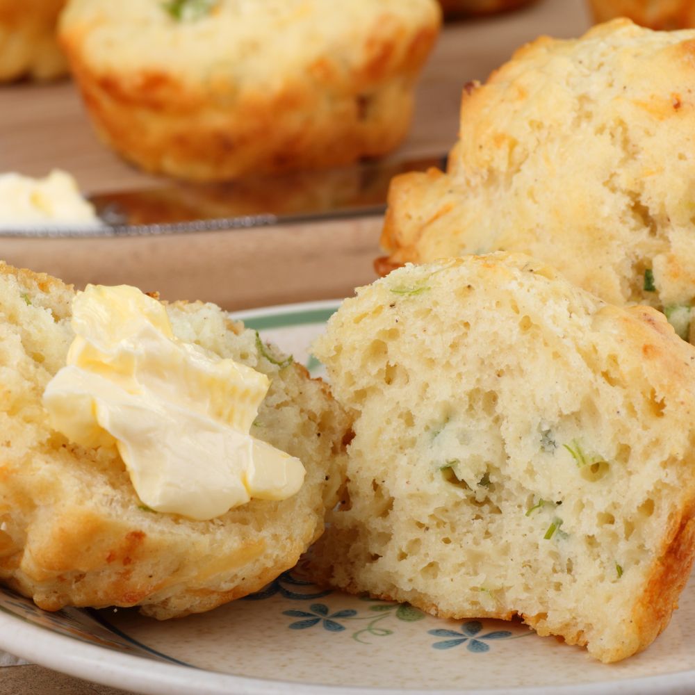 Gluten-free Cheese & Onion muffins - 2 pack