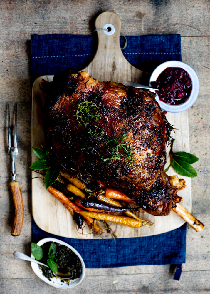 Delicious Roasted Leg of Lamb (~ 2 kg)