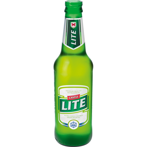 Castle Lite Beer Bottle 340ml