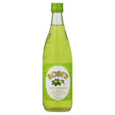 Rose's Drink Cordial Lime 750ml