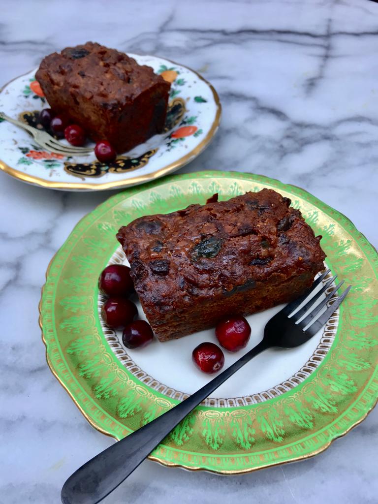 Mini Brandy Soaked Christmas Cake by Sim Bunny