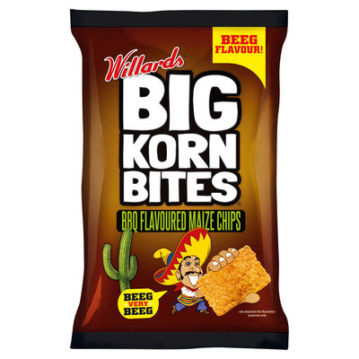 Willards Big Corn Bites BBQ 120g