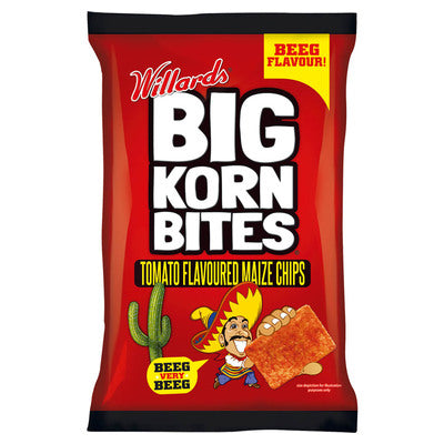 Willards Big Corn Bites Tomato 120g
