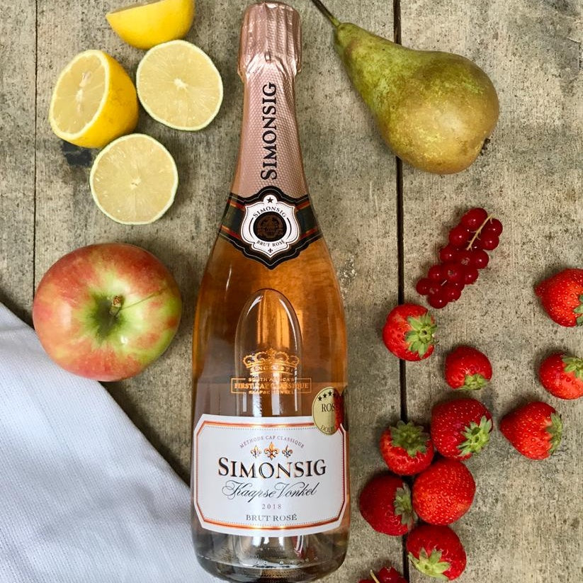 Simonsig Kaapse Vonkel Rose Brut – KuierKos